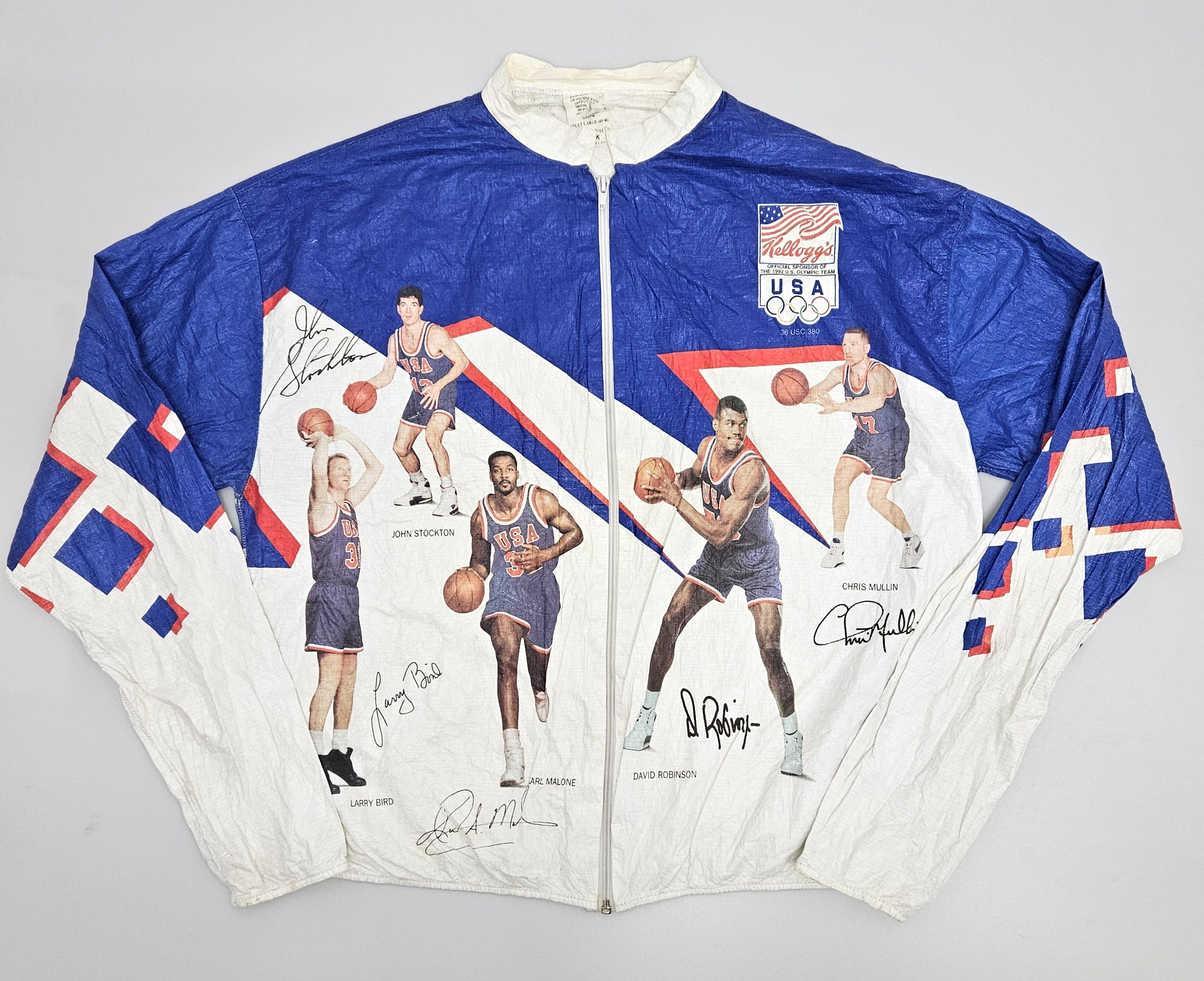 Kurtka Bluza Męska Usa Olimpiada 1992 Dream Team Vintage Rozmiar 42/44