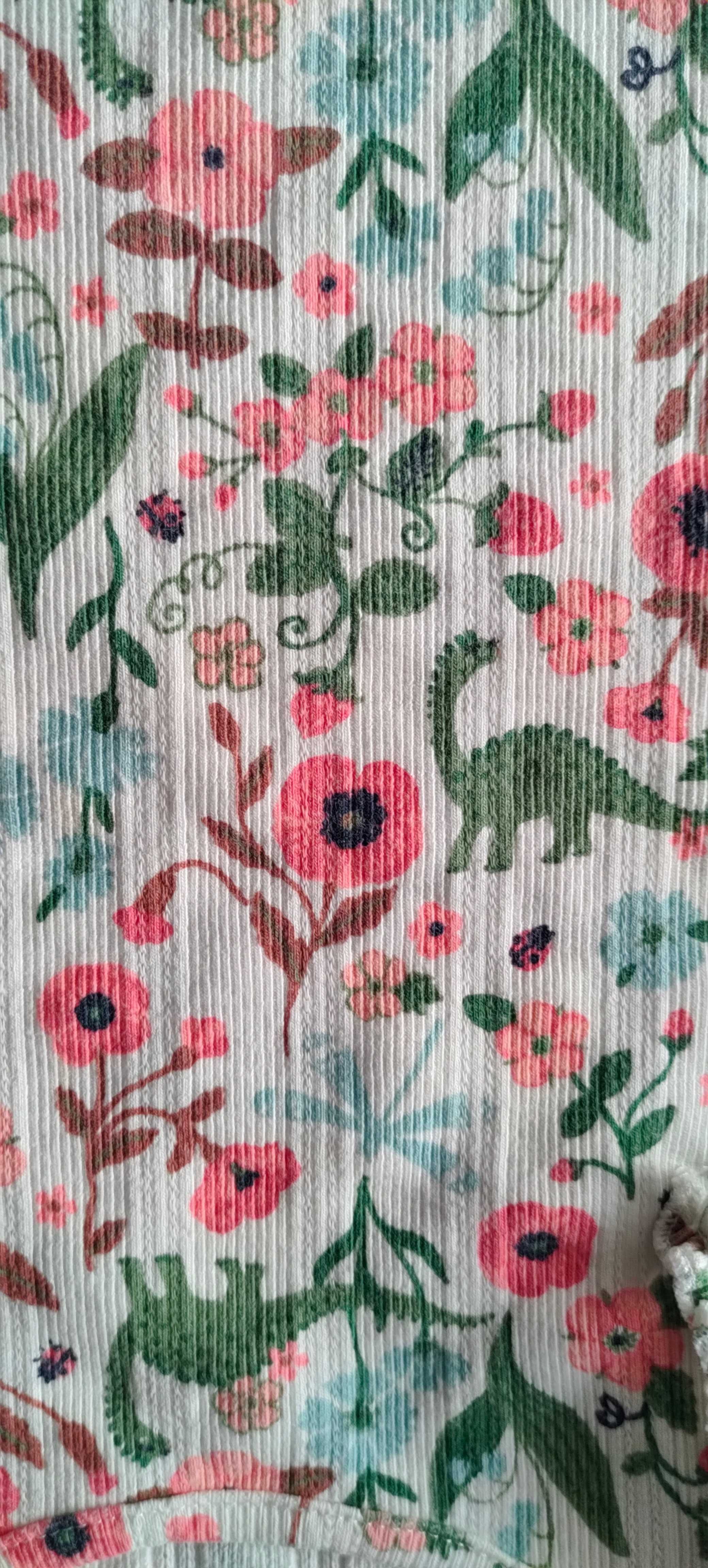 T-shirt prążki dla dziewczynki, C&A, rozmiar 104/110