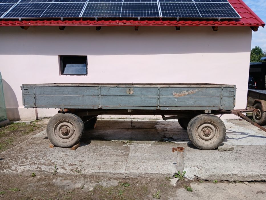 WÓZ DO CIĄGNIKA na ramie stalowej