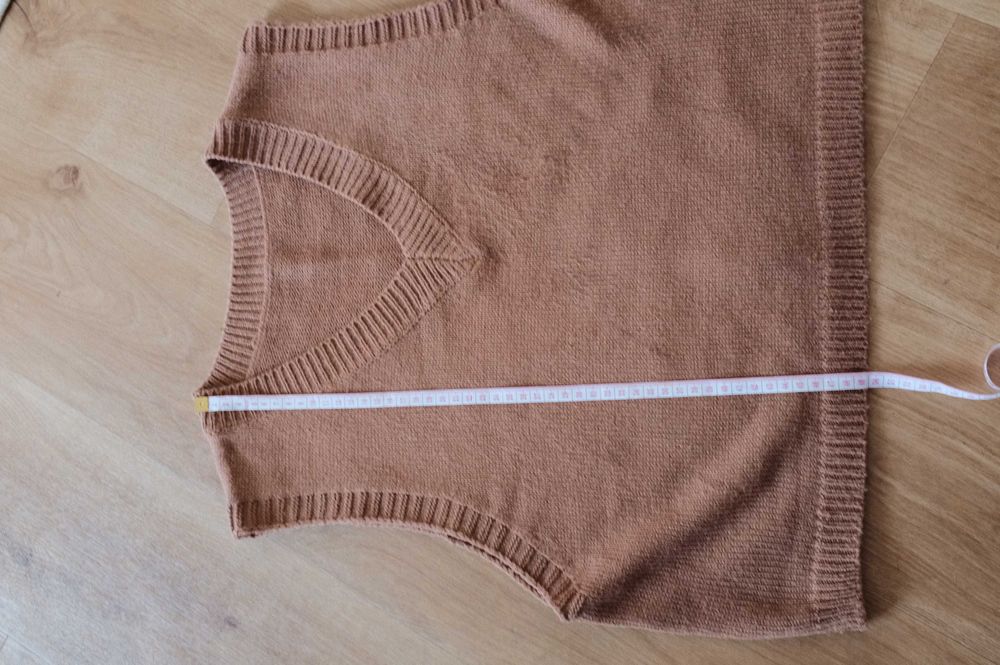 Colete em Malha SHEIN Caramelo S-M (38–42)