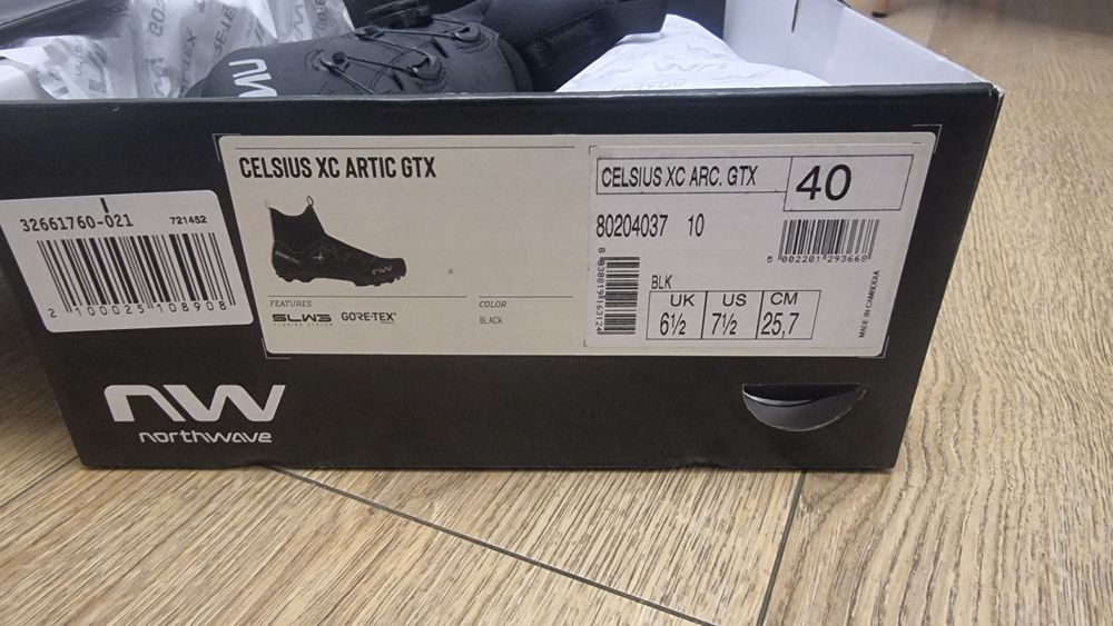 Buty kolarskie MTB zimowe Celsius XCARCTIC GTX rozm.40