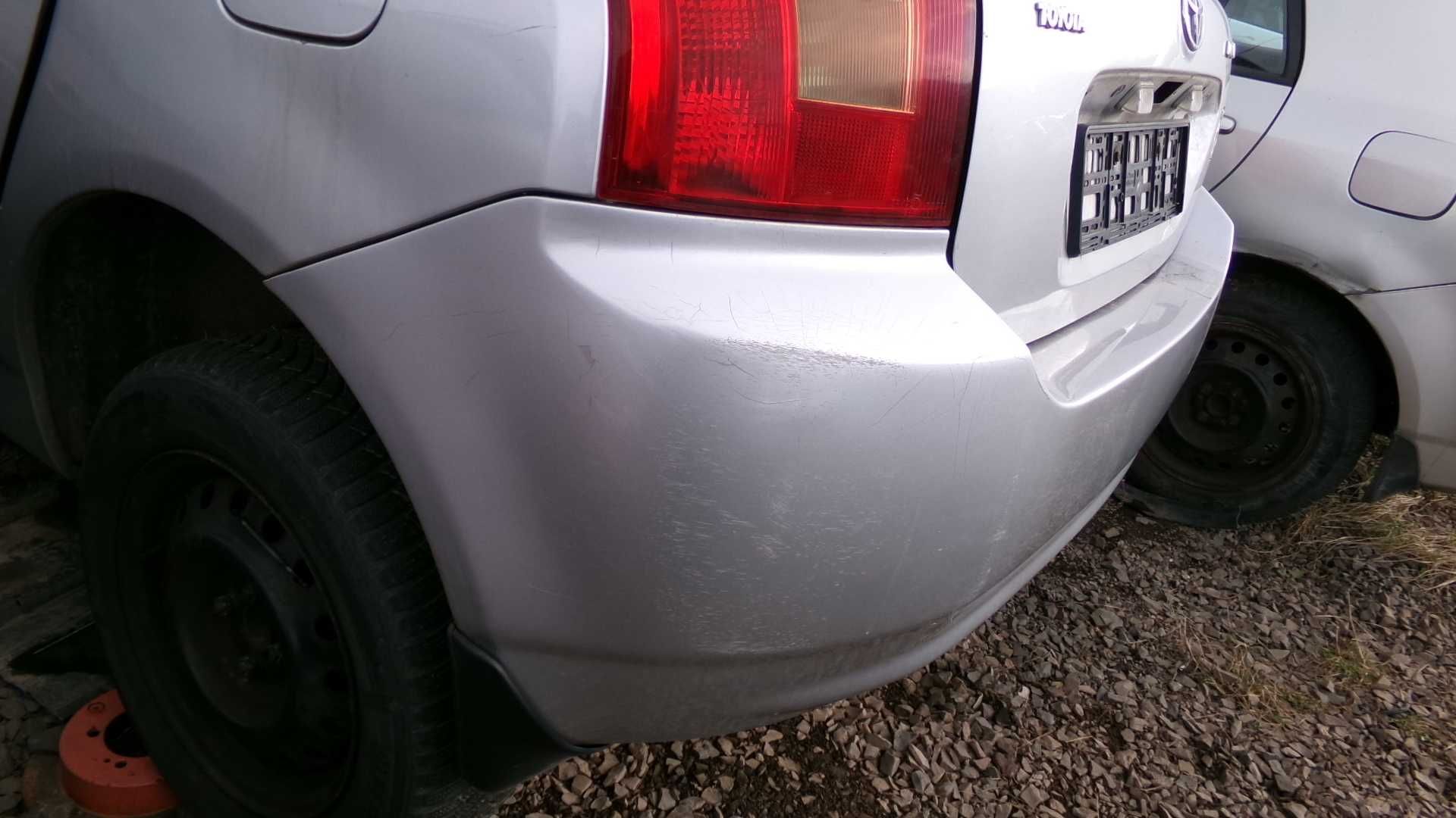 Mar5 Zderzak tylny tył srebrny 199 toyota corolla e12 HB wysyłka