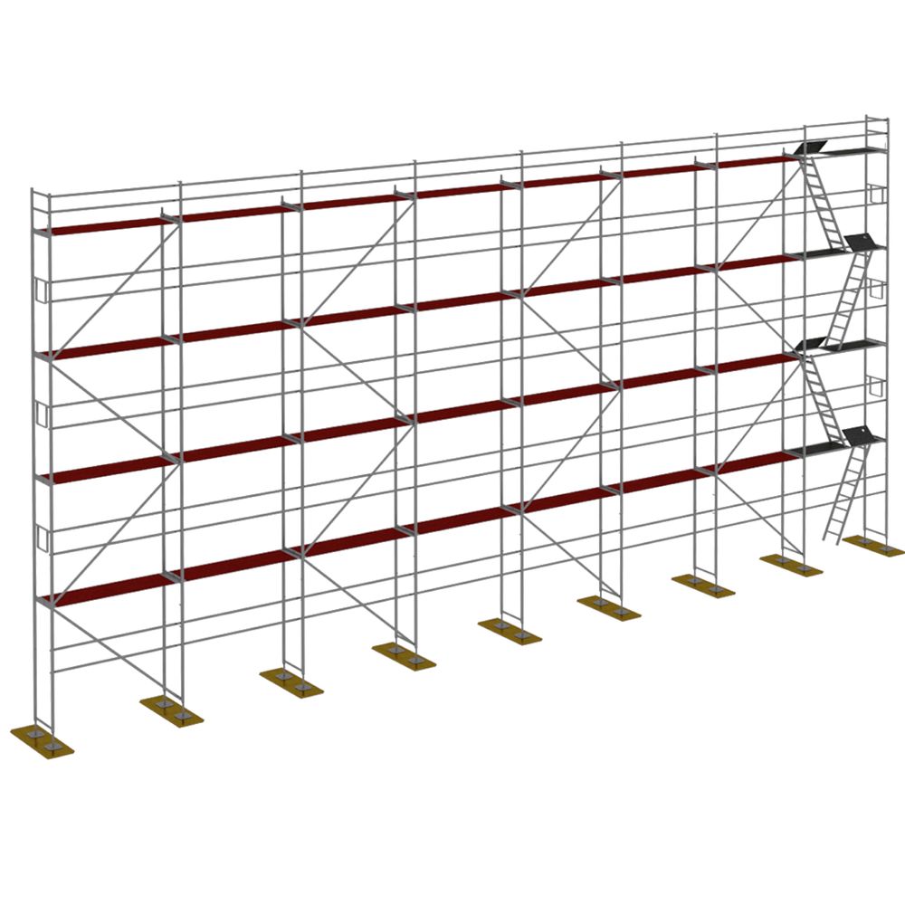 Rusztowanie elewacyjne  200m2 plettac