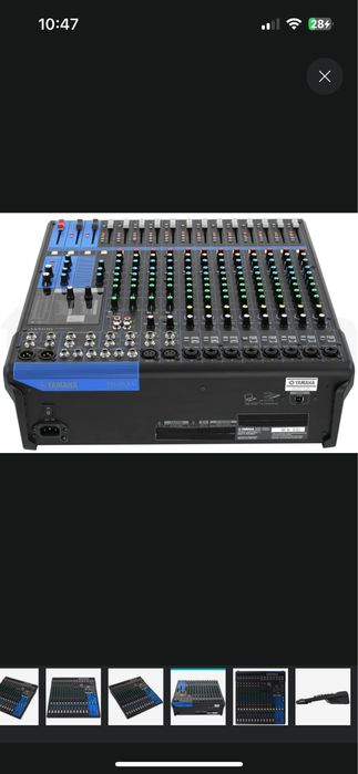 Mesa analogica 16 canais yamaha