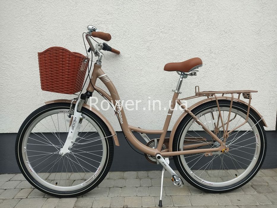 Велосипед дамка з корзиною Titan Bergamo 26 NX 3 sp 2024 Рама-17" late