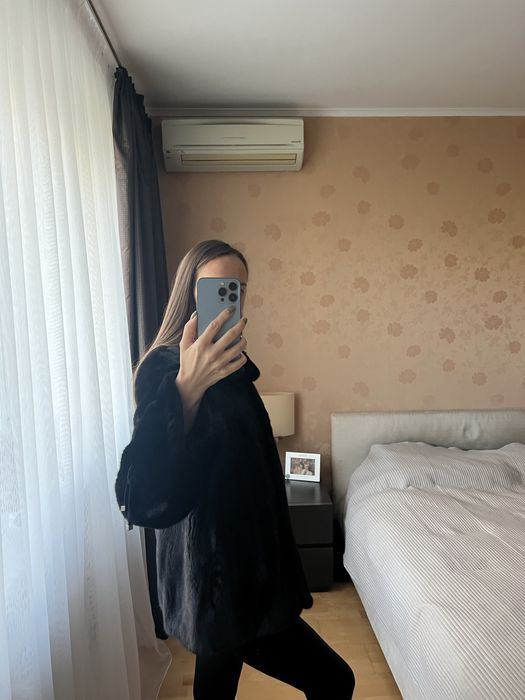 Норкова шуба ( Італія) XS / S / 40