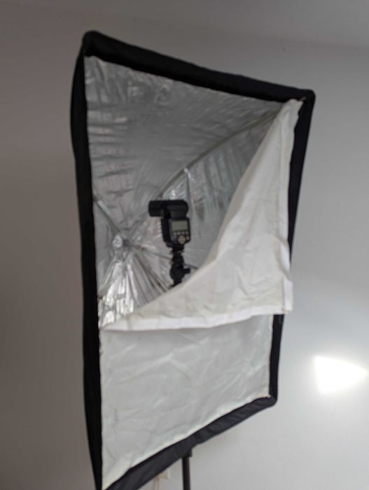2 Yongnuo Speedlites/Wireless Flash Trigger/Softbox/Lightstand + mais