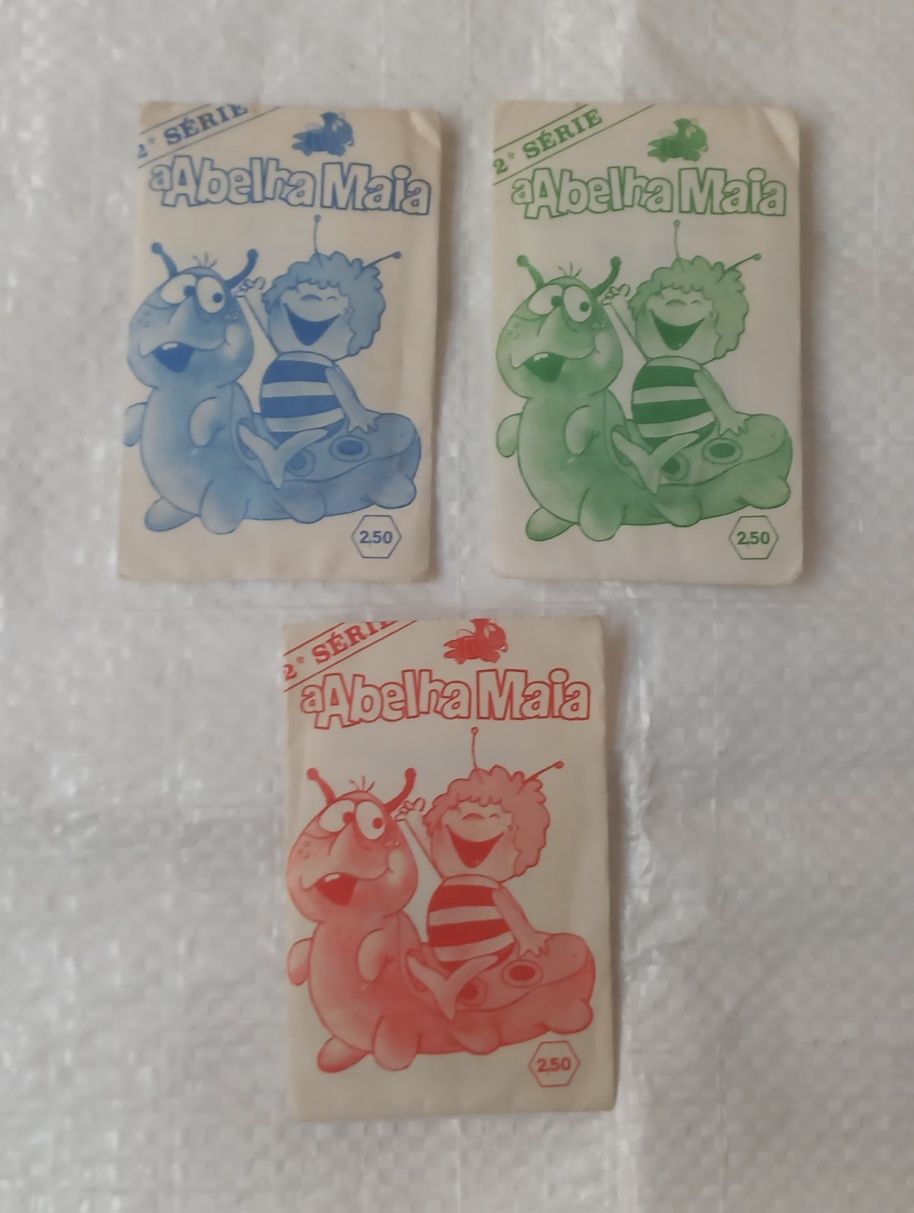 Lote de carteiras de cromos antigos, selados.
