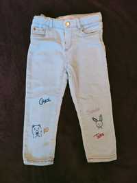 Spodnie jeansy Zara 92