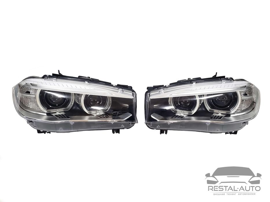 Передние фары Bi-Xenon Adaptive на BMW X5 F15 / X6 F16 Европа