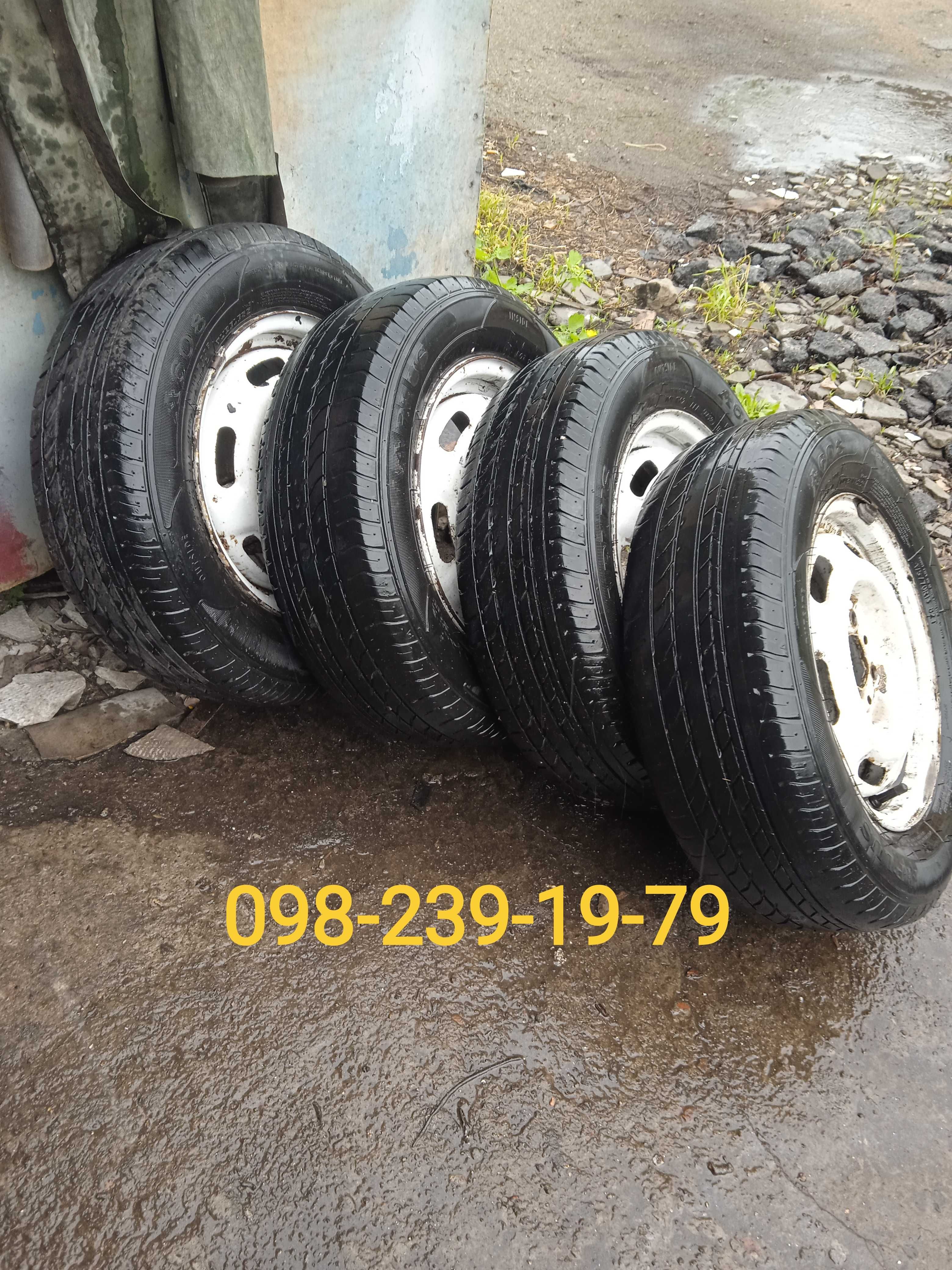 Продам летнюю резину на дисках r 13 ВАЗ