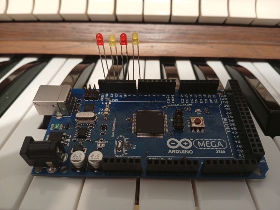 Midi piston LED 67 pin kontroler hauptwerk MyOrgan