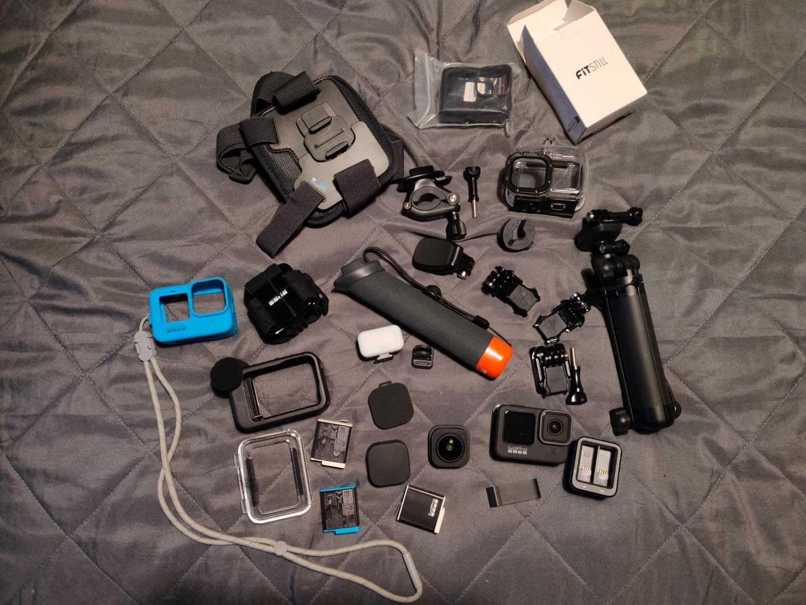 Duży Zestaw GoPro Hero9 Black Jak NOWY