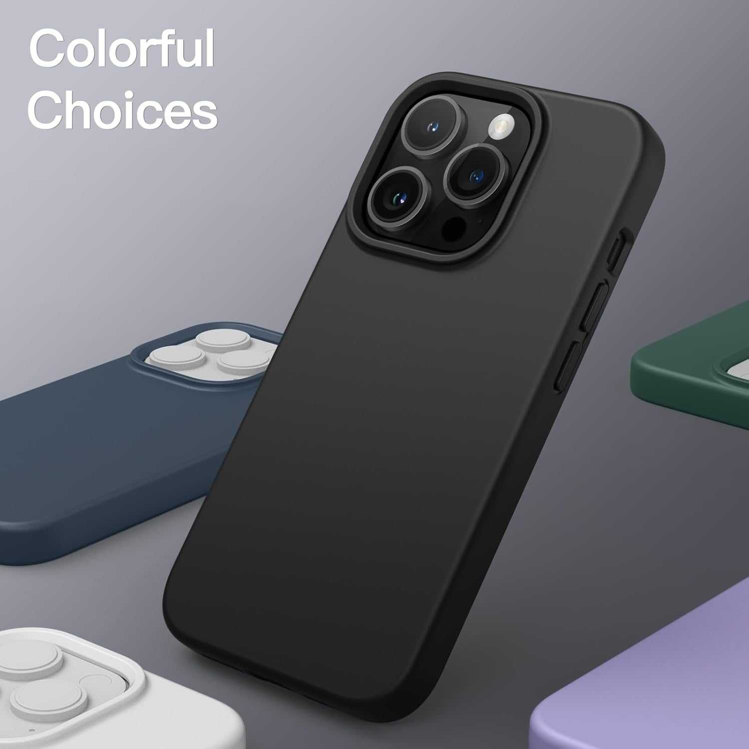 JETech etui iPhone 14 Pro Max 2x szkło LCD 2x szkło aparat 5w1 czarne