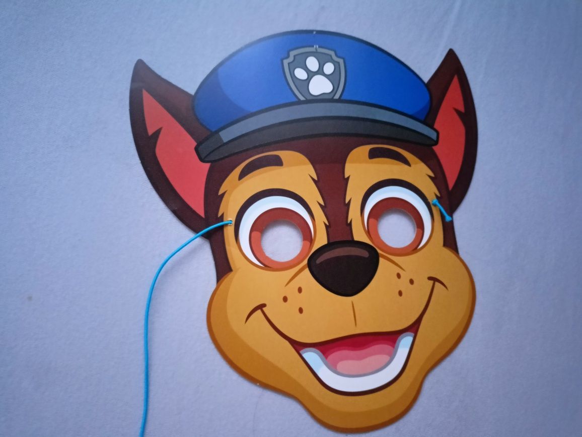 Maska do stroju przebrania na bal chase psi patrol