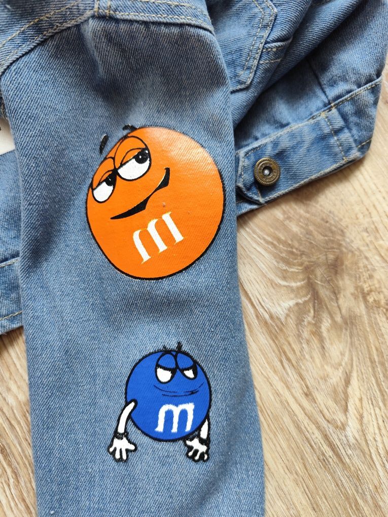 Kurtka z jeansu dżinsowa M&M's r. 110