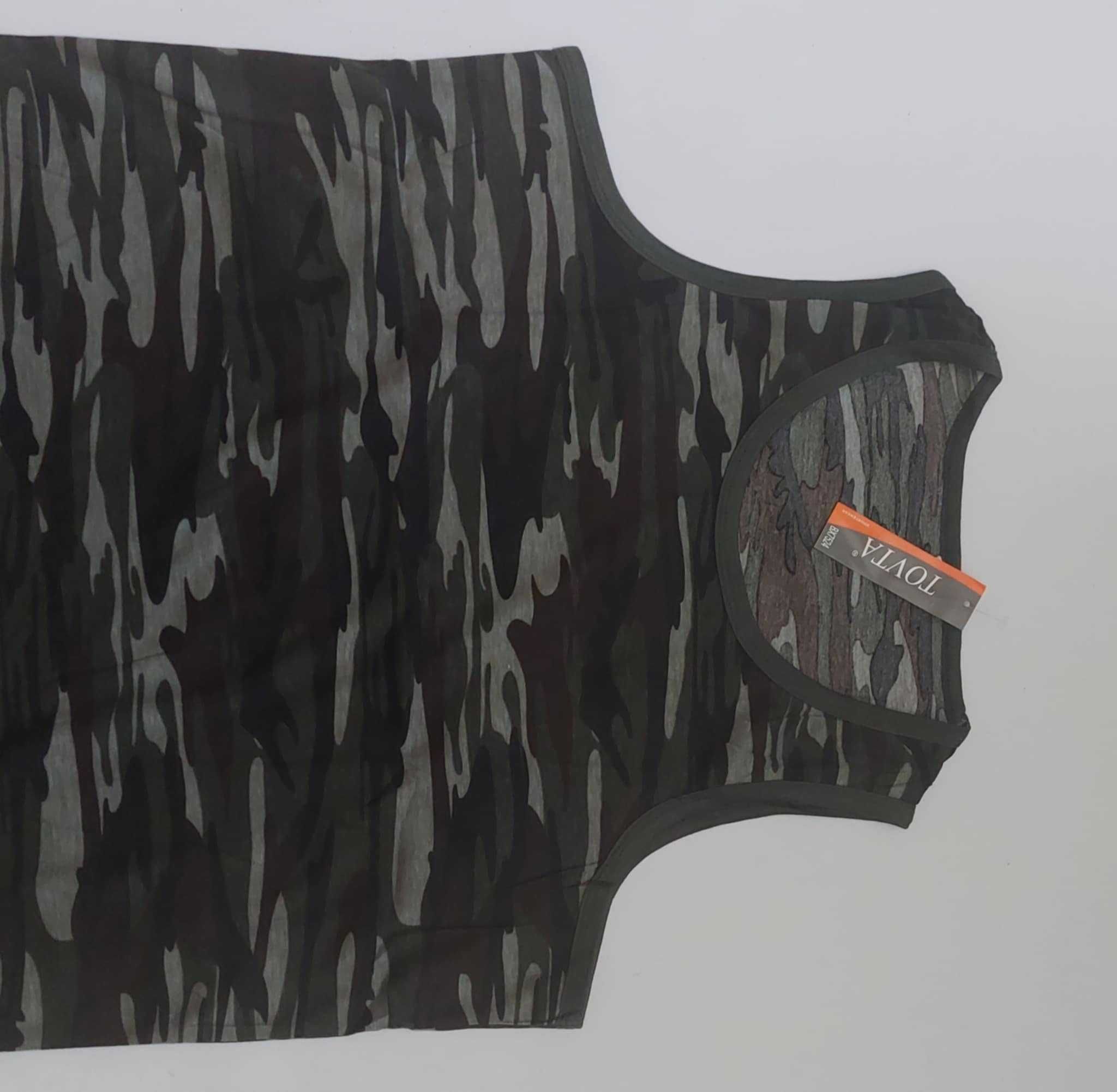 Bezrękawnik męski moro Koszulka bokserka bez rękawa Tovta r 3XL- 124cm