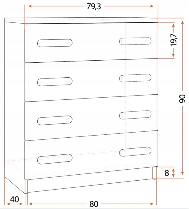 Zestaw mebli mlodzieżowych