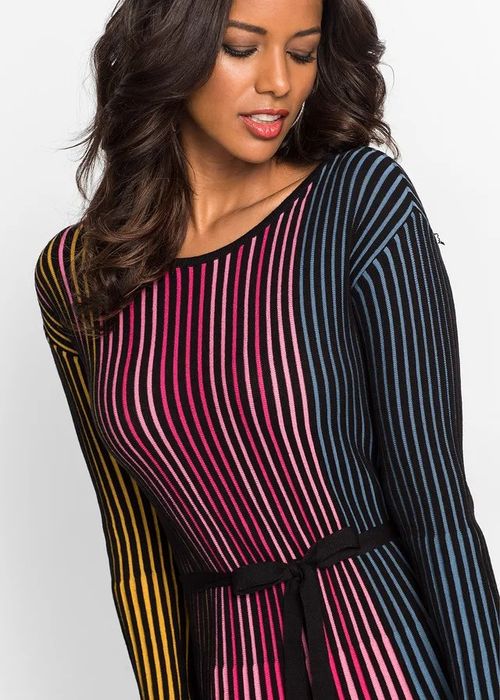 B.P.C dzianinowa sukienka kolorowa 36/38.