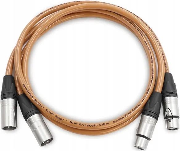 Melodika Brown Sugar XLR 2m interkonekty