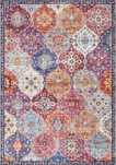 Dywan orientalny do salonu, ELLE DECOR KASHMIR GHON, płasko tkany