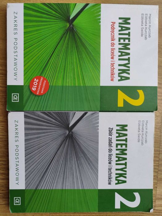 Matematyka 2 LO KOMPLET podręcznik + ćwiczenia podstawowy PAZDRO