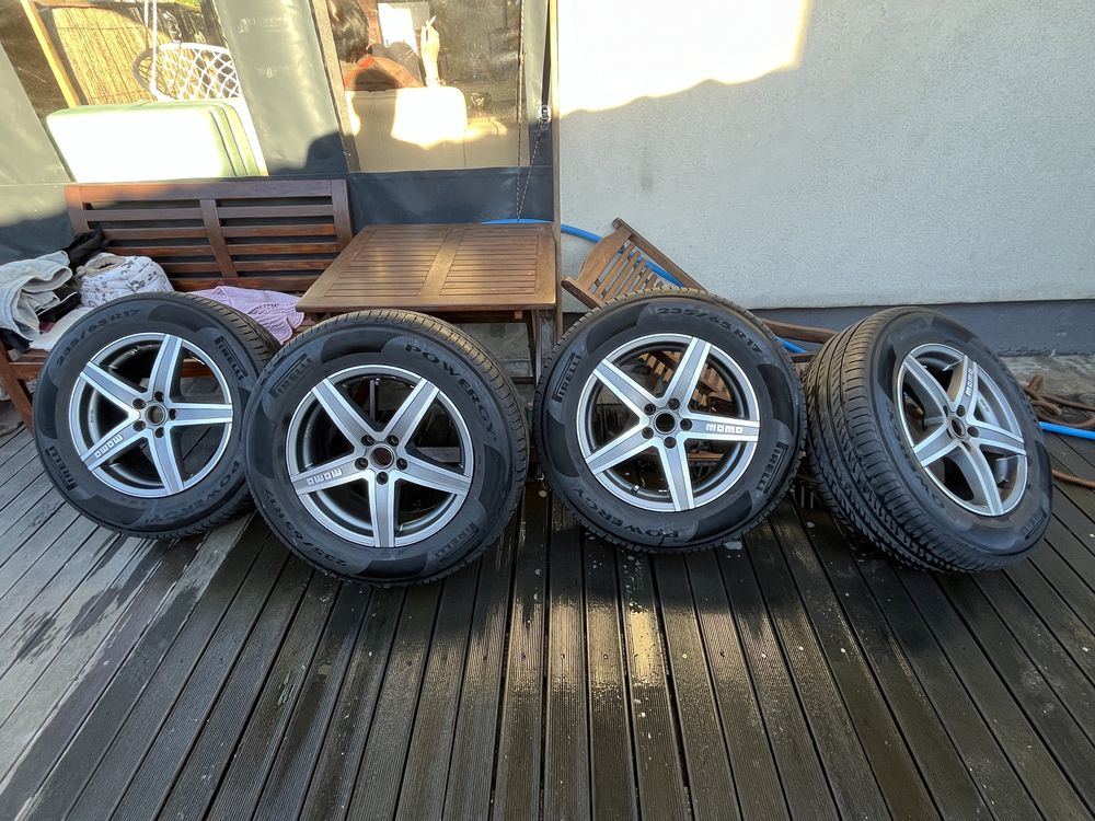 Felgi 5x100 volvo momo z oponami 235/65/17 volvo xc90 bo na