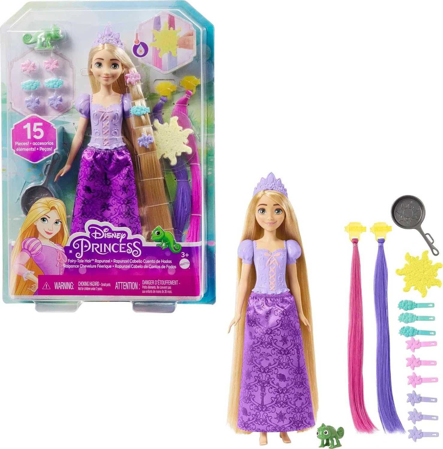 Лялька Рапунцель Rapunzel Fairy-Tale Hair Disney Princess, Mattel