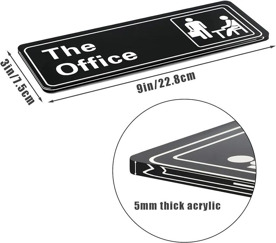 Placa The Office série TV Michael Scott - NOVO - PORTES GRÁTIS