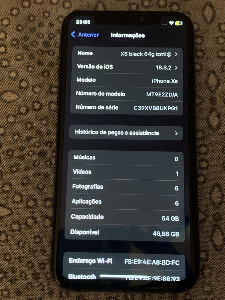 Iphone XS black Zoom x10