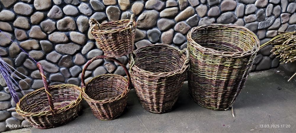 Корзина Дровниця з лози до 65см