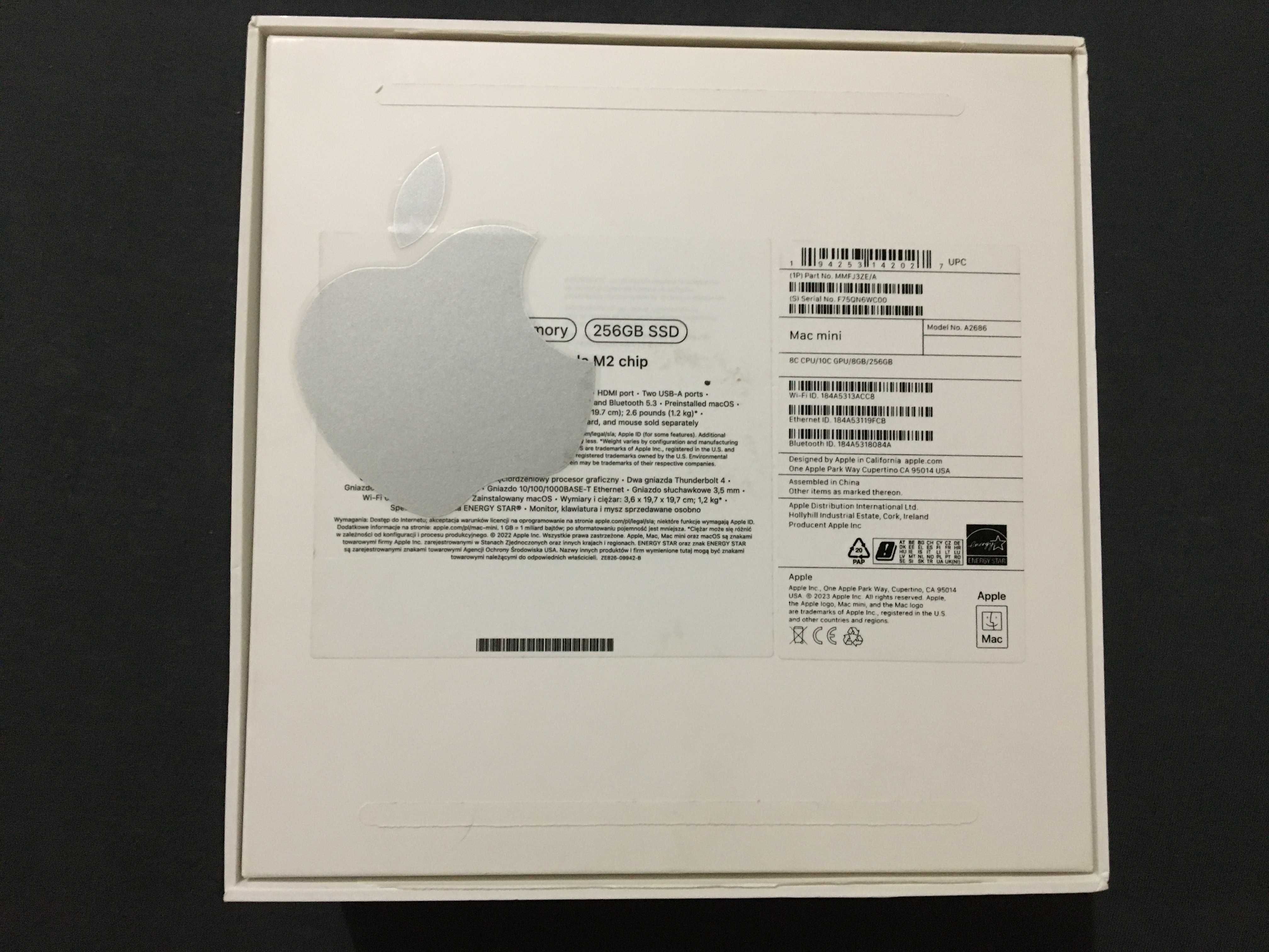 Mac mini m2 256/16 (2023)