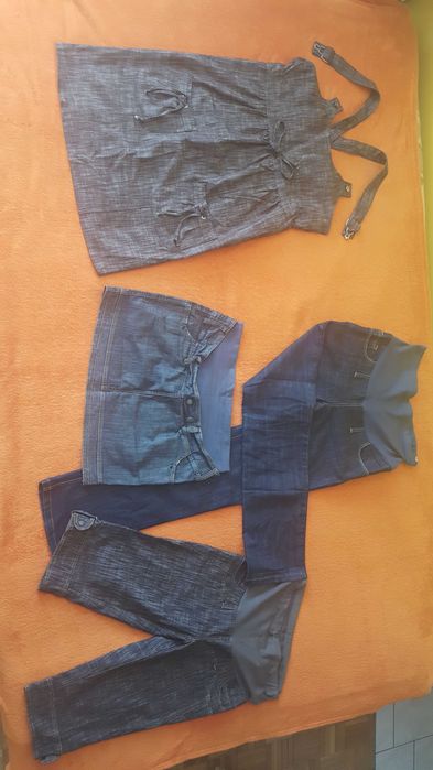 Odzież ciążowa rozmiar M/L i majtki poporodowe L