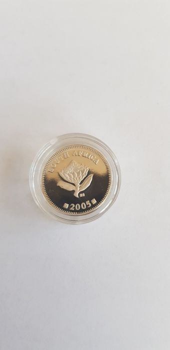 Серебрянные монеты Южная Африка 2 ранда + 2,5 цента 2005 г