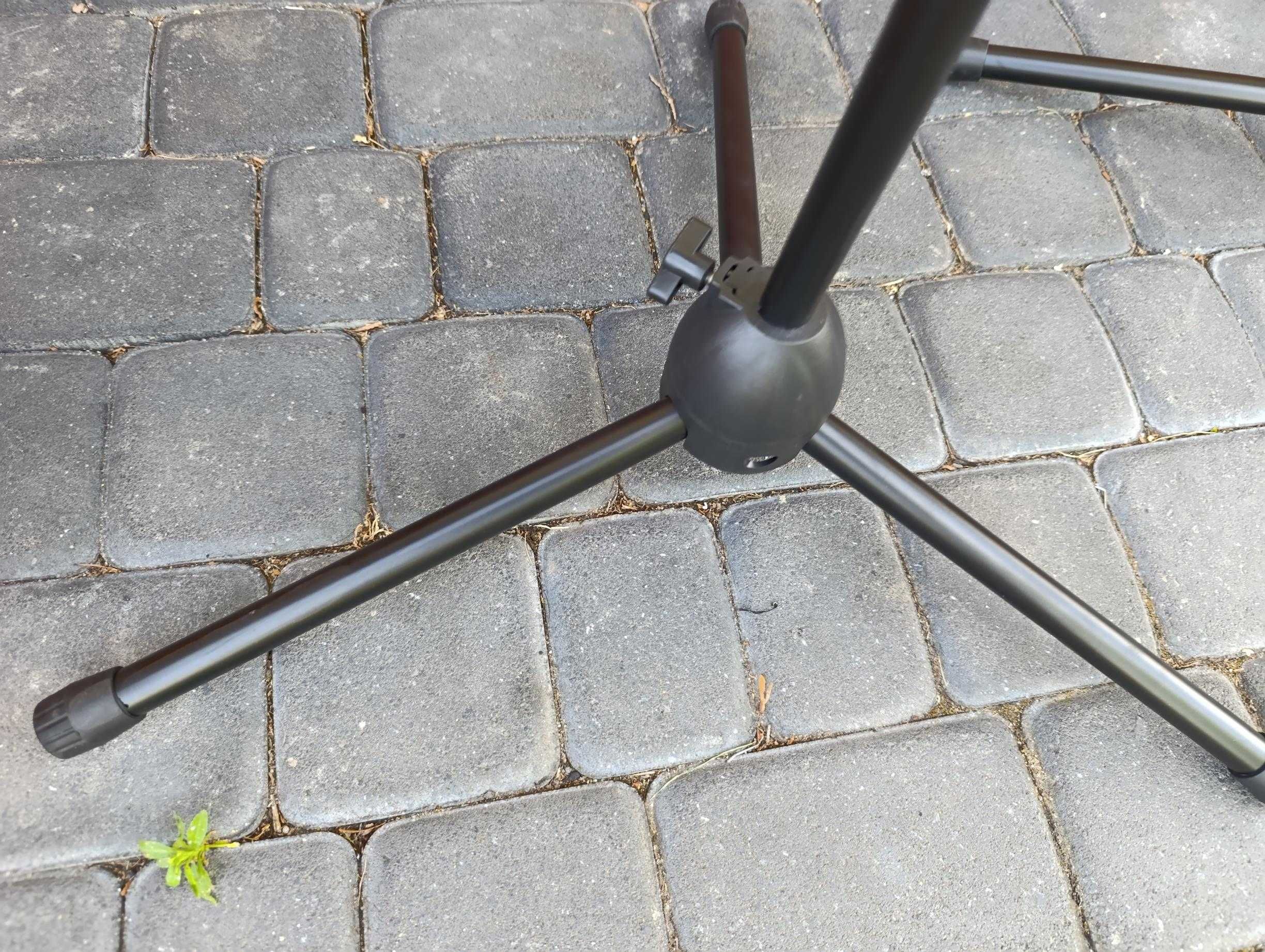 staty do mikrofonu stojak do mikrofonu łamany podwójny