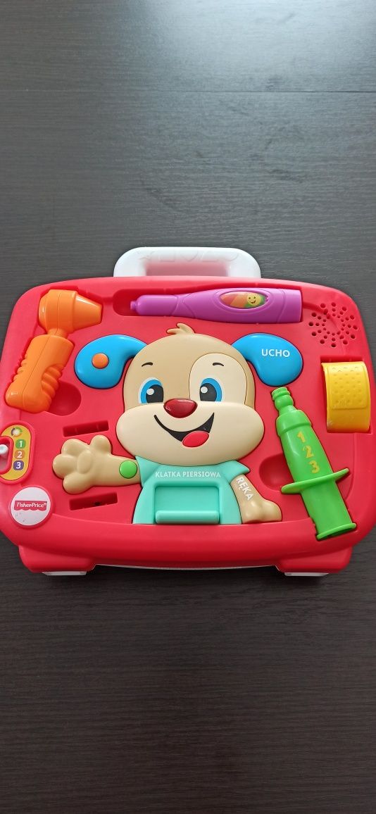 Walizka szczeniaczka zestaw lekarski Fisher price