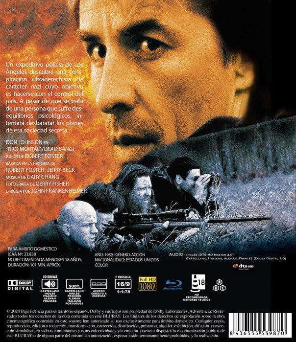 Tiro Mortal/Morto a Tiro (Blu-Ray)-Importado
