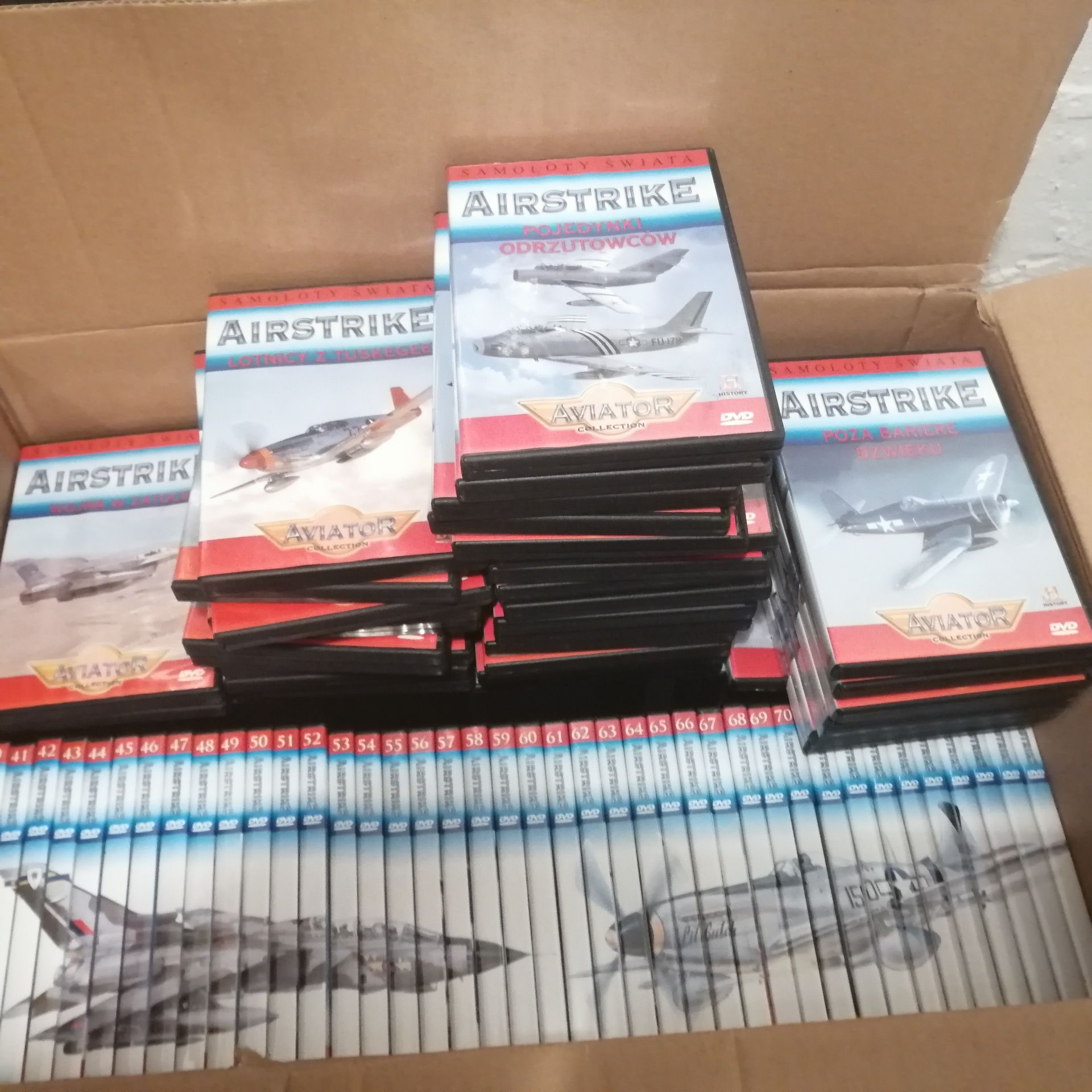 Samoloty Świata - AIRSTRIKE - 114 DVD komplet