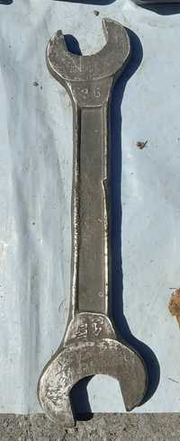 Ключ рожковий латунний, 36х41мм, спецпризначення,  СРСР