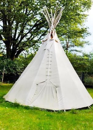 Namiot tipi 5,5 m z palami do montażu