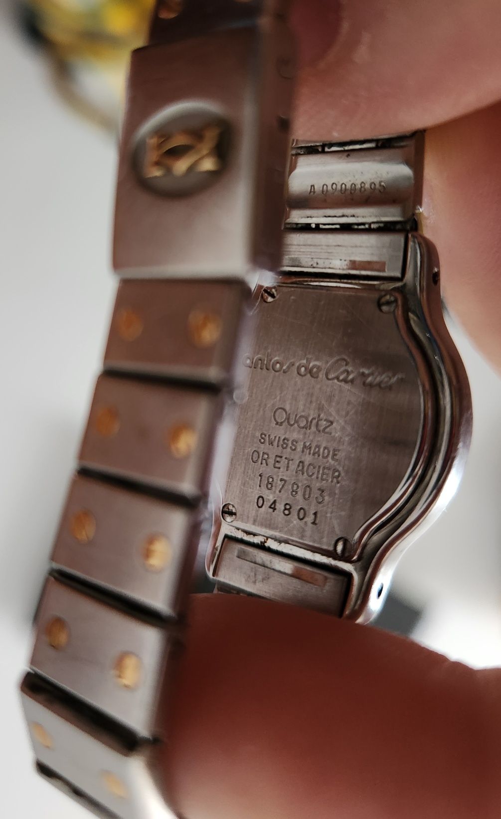 Relógio Senhora Cartier em Ouro e Aço