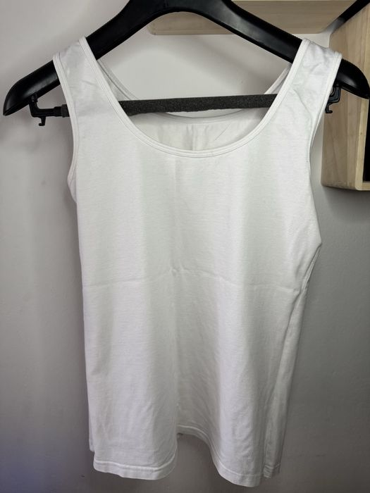 Biała bokserka bawełniana