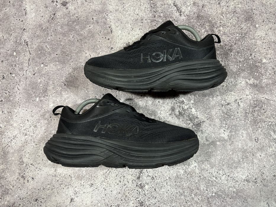 Кросівки Hoka W Bonde 8 бігові колір Чорний/чорний