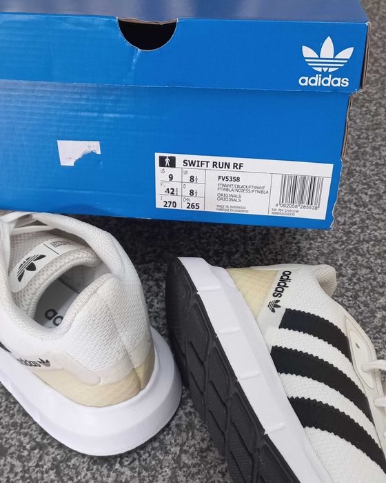 Adidas Sapatilhas Swift Run 42 usadas só 1 dia. Novas.