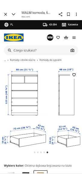 komoda Malm IKEA