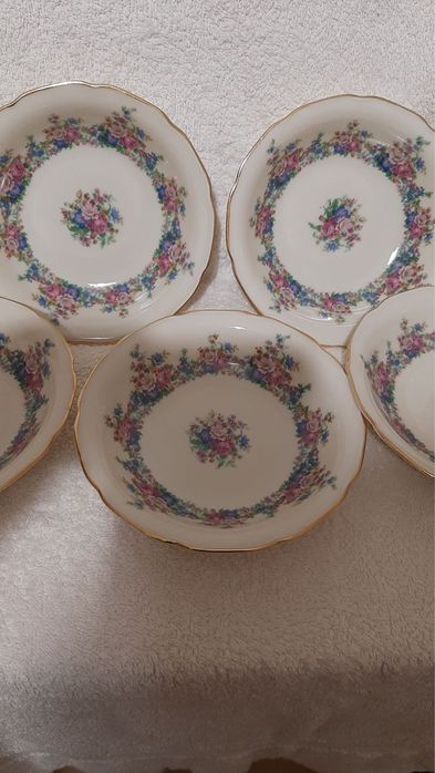 Talerze Zestaw 5 sztuk talerzyków małych o średnicy 13,5 cm