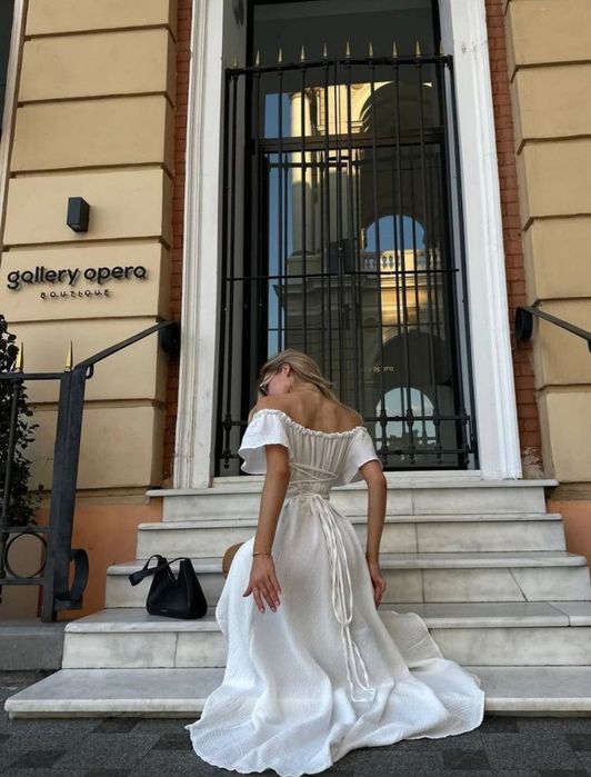 Платье из муслина с-м