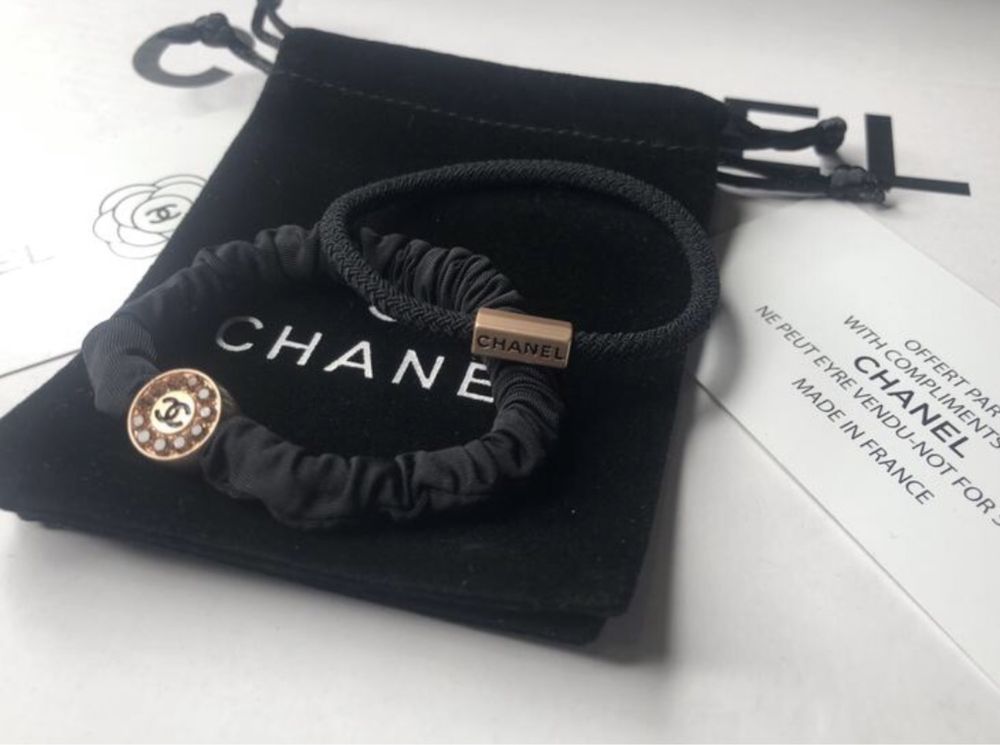 Набор резинок для волос vip gift 2 штуки chanel