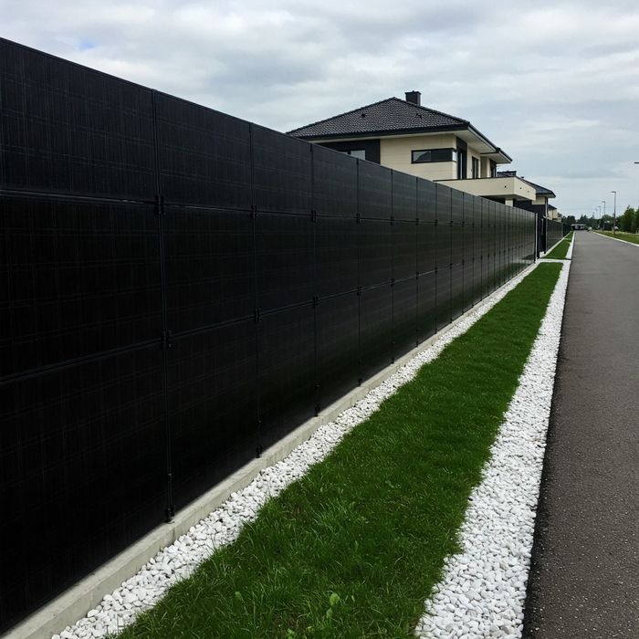 Ogrodzenie Fotowoltaiczne Promocja Płot PV Magazyn Energii INWERTER