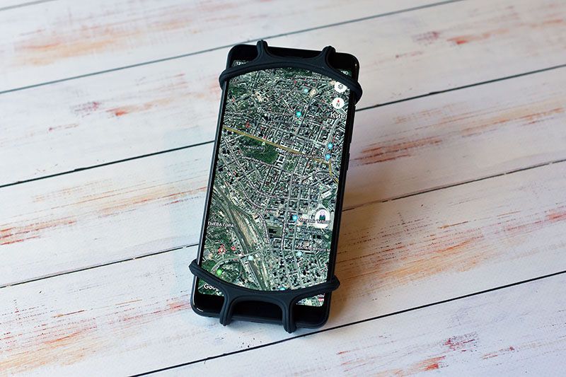 Силиконовый тримач держатель для телефона руль крепление смартфона